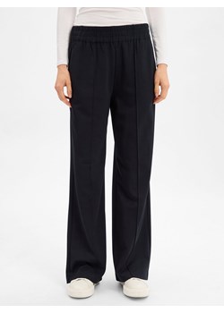 Marc O'Polo Denim Damskie spodnie z dżerseju Kobiety czarny jednolity - id: 778109-0001-09900 - marki Marc O'Polo - 187273726 Marc O'Polo Denim Damskie spodnie z dżerseju Kobiety czarny jednolity ze sklepu vangraaf w kategorii Spodnie damskie - zdjęcie 187273726