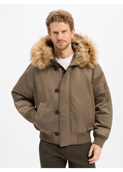 HUGO Bluza męska - Brako Mężczyźni błotnisty jednolity - id: 778479-0001-09900 - marki Hugo Boss - 187273727 HUGO Bluza męska - Brako Mężczyźni błotnisty jednolity ze sklepu vangraaf w kategorii Bluzy męskie - zdjęcie 187273727