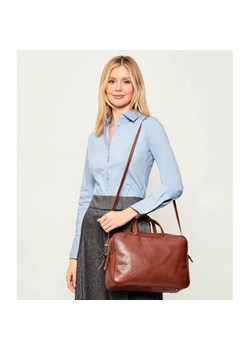 Weekend MaxMara Skórzana torba na laptopa 10" PALOS - id: MW255W000055001 - marki Weekend Maxmara - 187273978 Weekend MaxMara Skórzana torba na laptopa 10" PALOS ze sklepu Gomez Fashion Store w kategorii Aktówki - zdjęcie 187273978