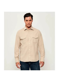 Oscar Jacobson Sztruksowa koszula | Straight fit ze sklepu Gomez Fashion Store w kategorii Koszule męskie - zdjęcie 187274076