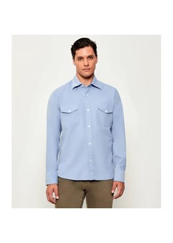 Oscar Jacobson Sztruksowa koszula | Straight fit - id: OJ255M000004100 - marki Oscar Jacobson - 187274097 Oscar Jacobson Sztruksowa koszula | Straight fit ze sklepu Gomez Fashion Store w kategorii Koszule męskie - zdjęcie 187274097