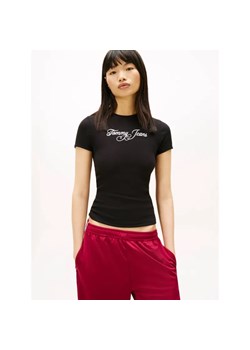 Tommy Jeans T-shirt | Slim Fit - id: TM261W000030D44 - marki Tommy Jeans - 187274107 Tommy Jeans T-shirt | Slim Fit ze sklepu Gomez Fashion Store w kategorii Bluzki damskie - zdjęcie 187274107