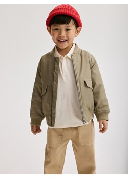 Reserved - Kurtka bomber oversize - kremowy - id: 027BC-12X - marki Reserved - 187275177 Reserved - Kurtka bomber oversize - kremowy ze sklepu Reserved w kategorii Kurtki chłopięce - zdjęcie 187275177