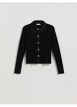 Reserved - Bluzka z wiskozą - czarny ze sklepu Reserved w kategorii Bluzki damskie - zdjęcie 187275497