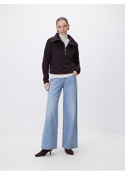 Reserved - Bluza z wysokim golfem - ciemnobrązowy - id: 683GA-89X - marki Reserved - 187275519 Reserved - Bluza z wysokim golfem - ciemnobrązowy ze sklepu Reserved w kategorii Bluzy damskie - zdjęcie 187275519