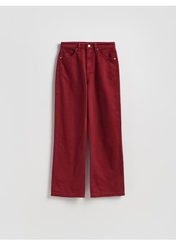 Reserved - Jeansy straight fit - czerwony - id: 715IH-33J - marki Reserved - 187275525 Reserved - Jeansy straight fit - czerwony ze sklepu Reserved w kategorii Jeansy damskie - zdjęcie 187275525