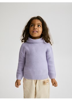 Reserved - Luźny sweter z golfem - lawendowy - id: 766FH-04X - marki Reserved - 187275557 Reserved - Luźny sweter z golfem - lawendowy ze sklepu Reserved w kategorii Swetry dziewczęce - zdjęcie 187275557