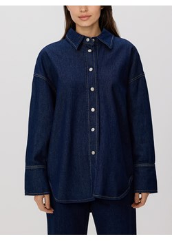 Reserved - Jeansowa koszula - granatowy - id: 773HN-59J - marki Reserved - 187275566 Reserved - Jeansowa koszula - granatowy ze sklepu Reserved w kategorii Koszule damskie - zdjęcie 187275566