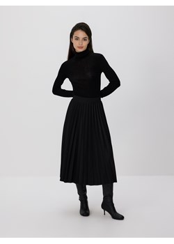 Reserved - Spódnica z aplikacją - czarny - id: YT119-99X - marki Reserved - 187275666 Reserved - Spódnica z aplikacją - czarny ze sklepu Reserved w kategorii Spódnice - zdjęcie 187275666