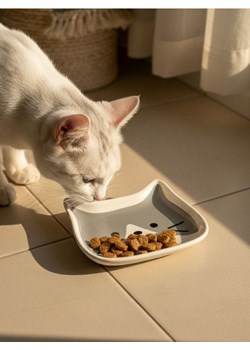 Sinsay - Miska dla kota - szary - id: 175GR-09X - marki Sinsay - 187276267 Sinsay - Miska dla kota - szary ze sklepu Sinsay w kategorii Dla zwierząt - zdjęcie 187276267