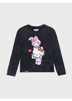 Sinsay - Koszulka z nadrukiem Hello Kitty - czarny - id: 375HS-99X - marki Sinsay - 187276286 Sinsay - Koszulka z nadrukiem Hello Kitty - czarny ze sklepu Sinsay w kategorii Bluzki dziewczęce - zdjęcie 187276286
