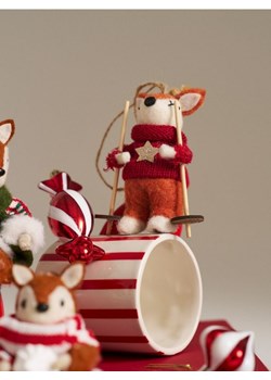 Sinsay - Dekoracja świąteczna - bordowy - id: 600GF-83X - marki Sinsay - 187276327 Sinsay - Dekoracja świąteczna - bordowy ze sklepu Sinsay w kategorii Dekoracje bożonarodzeniowe - zdjęcie 187276327