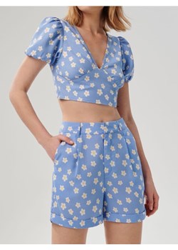 Sinsay - Szorty ze wzorem w kwiaty - wielobarwny - id: 6982J-MLC - marki Sinsay - 187276349 Sinsay - Szorty ze wzorem w kwiaty - wielobarwny ze sklepu Sinsay w kategorii Szorty - zdjęcie 187276349