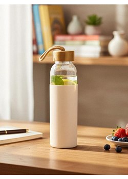 Sinsay - Bidon - kremowy - id: 832EE-01X - marki Sinsay - 187276366 Sinsay - Bidon - kremowy ze sklepu Sinsay w kategorii Bidony i butelki - zdjęcie 187276366