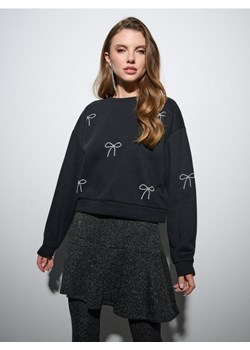 Sinsay - Prążkowana spódnica mini - czarny - id: 984EY-99X - marki Sinsay - 187276389 Sinsay - Prążkowana spódnica mini - czarny ze sklepu Sinsay w kategorii Spódnice - zdjęcie 187276389