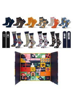 Kalendarz Adwentowy ze Skarpetkami 12-pak ze sklepu Sklep SOXO w kategorii Skarpetki męskie - zdjęcie 187276498