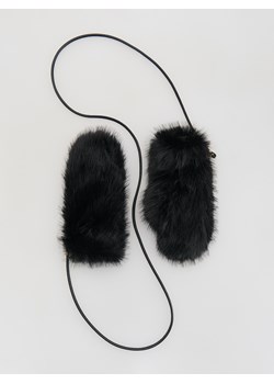 Reserved - Rękawiczki ze sztucznego futerka - czarny - id: 312GX-99X - marki Reserved - 187276755 Reserved - Rękawiczki ze sztucznego futerka - czarny ze sklepu Reserved w kategorii Rękawiczki damskie - zdjęcie 187276755