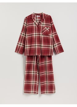 Reserved - Flanelowa piżama w kratkę - czerwony - id: 953EX-33X - marki Reserved - 187276987 Reserved - Flanelowa piżama w kratkę - czerwony ze sklepu Reserved w kategorii Piżamy damskie - zdjęcie 187276987