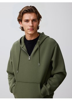 Reserved - Bluza z kapturem - jasny zielony ze sklepu Reserved w kategorii Bluzy męskie - zdjęcie 187277017