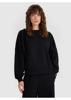 Damska bluza nierozpinana bez kaptura 4F 4FWAW25TSWSF1888 - czarna - id: 345606 - marki 4F - 187277358 Damska bluza nierozpinana bez kaptura 4F 4FWAW25TSWSF1888 - czarna ze sklepu Sportstylestory.com w kategorii Bluzy damskie - zdjęcie 187277358