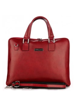 Torebki Skórzane VITTORIA GOTTI Made in Italy Aktówka Damska A4 Czerwona - id: 5966 - marki Vittoria Gotti - 187277899 Torebki Skórzane VITTORIA GOTTI Made in Italy Aktówka Damska A4 Czerwona ze sklepu PaniTorbalska w kategorii Kuferki - zdjęcie 187277899