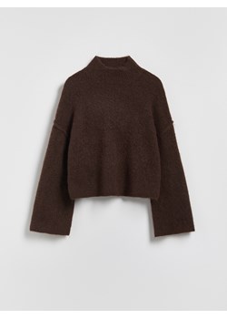 Reserved - Sweter z golfem - ciemnobrązowy ze sklepu Reserved w kategorii Swetry damskie - zdjęcie 187278395