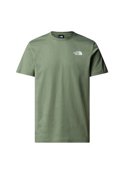 Koszulka męska The North Face NSE Box Celebration 0A87NVBO91 - zielona ze sklepu streetstyle24.pl w kategorii T-shirty męskie - zdjęcie 187278816