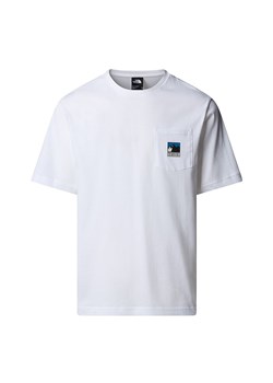 Koszulka męska The North Face Mountain 0A8E3MFN41 - biała ze sklepu streetstyle24.pl w kategorii T-shirty męskie - zdjęcie 187278817