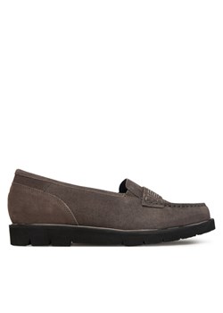 Mokasyny Ara Dallas 12-34803-12 Szary ze sklepu eobuwie.pl w kategorii Mokasyny damskie - zdjęcie 187278847