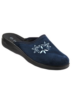 Wygodne kapcie damskie INBLU CU-5H, granatowe ze sklepu ulubioneobuwie w kategorii Kapcie damskie - zdjęcie 187279515