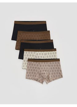 Reserved - Bokserki ze świątecznym wzorem 3 pack - beżowy - id: 082ES-80X - marki Reserved - 187279616 Reserved - Bokserki ze świątecznym wzorem 3 pack - beżowy ze sklepu Reserved w kategorii Majtki męskie - zdjęcie 187279616