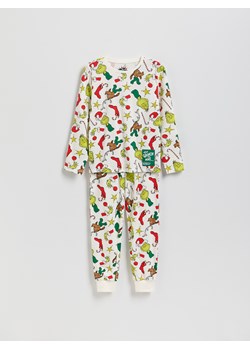 Reserved - Świąteczna piżama Grinch - złamana biel ze sklepu Reserved w kategorii Piżamy dziecięce - zdjęcie 187279747