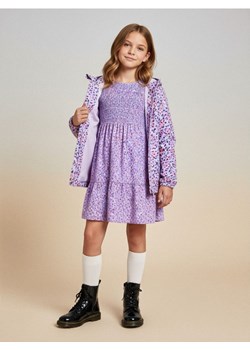 Sinsay - Sukienka w kwiaty z elastycznym marszczeniem - wielobarwny - id: 221GA-MLC - marki Sinsay - 187280689 Sinsay - Sukienka w kwiaty z elastycznym marszczeniem - wielobarwny ze sklepu Sinsay w kategorii Sukienki dziewczęce - zdjęcie 187280689