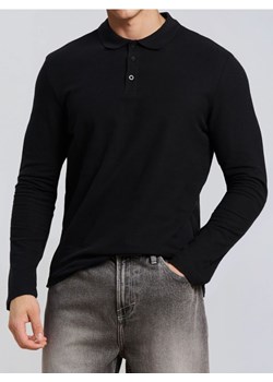 Sinsay - Bawełniana koszulka polo - czarny - id: 656EY-99X - marki Sinsay - 187280768 Sinsay - Bawełniana koszulka polo - czarny ze sklepu Sinsay w kategorii T-shirty męskie - zdjęcie 187280768