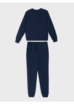 Sinsay - Dwuczęściowy komplet dresowy z bawełny - granatowy - id: 966FS-59X - marki Sinsay - 187280819 Sinsay - Dwuczęściowy komplet dresowy z bawełny - granatowy ze sklepu Sinsay w kategorii Komplety chłopięce - zdjęcie 187280819