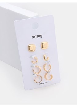 Sinsay - Kolczyki 4 pack - złoty - id: 6525Z-GLD - marki Sinsay - 187281995 Sinsay - Kolczyki 4 pack - złoty ze sklepu Sinsay w kategorii Kolczyki - zdjęcie 187281995