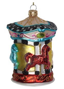 Kersten Bombka "Carousel" ze wzorem - wys. 12 cm - id: 16296200 - marki Kersten - 187282057 Kersten Bombka "Carousel" ze wzorem - wys. 12 cm ze sklepu Limango Polska w kategorii Dekoracje bożonarodzeniowe - zdjęcie 187282057