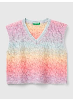 Benetton Sweter ze wzorem ze sklepu Limango Polska w kategorii Kamizelki dziewczęce - zdjęcie 187282376