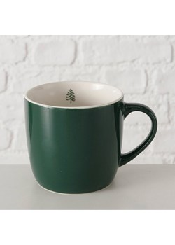 Boltze Kubek jumbo "Anina" w kolorze ciemnozielonym - 420 ml - id: 17801833 - marki Boltze - 187282448 Boltze Kubek jumbo "Anina" w kolorze ciemnozielonym - 420 ml ze sklepu Limango Polska w kategorii Naczynia - zdjęcie 187282448