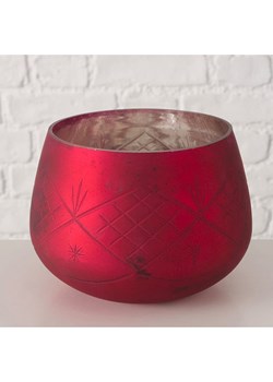 Boltze Świecznik "Velva" w kolorze czerwonym - wys. 11,5 cm - id: 17801838 - marki Boltze - 187282449 Boltze Świecznik "Velva" w kolorze czerwonym - wys. 11,5 cm ze sklepu Limango Polska w kategorii Świeczniki - zdjęcie 187282449