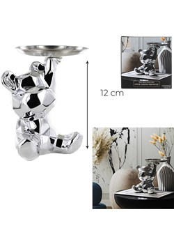 Rétro Chic Figurka dekoracyjna w kolorze srebrnym - wys. 12 cm - id: 17806490 - marki Rétro Chic - 187282476 Rétro Chic Figurka dekoracyjna w kolorze srebrnym - wys. 12 cm ze sklepu Limango Polska w kategorii Dekoracje - zdjęcie 187282476