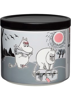 Moomin Pojemnik &quot;Adventure Move&quot; w kolorze czarno-szarym - 700 ml ze sklepu Limango Polska w kategorii Pojemniki kuchenne - zdjęcie 187282489