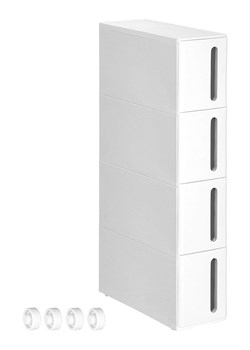 Songmics Regał kuchenny w kolorze białym - 17,3 x 84 x 45,2 cm - id: 17852069 - marki Songmics - 187282607 Songmics Regał kuchenny w kolorze białym - 17,3 x 84 x 45,2 cm ze sklepu Limango Polska w kategorii Regały i witryny - zdjęcie 187282607