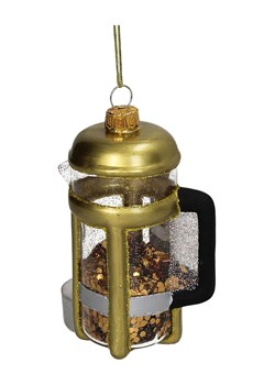 Kersten Ozdoba choinkowa "French Press" w kolorze złotym - wys. 11 cm - id: 17896752 - marki Kersten - 187282917 Kersten Ozdoba choinkowa "French Press" w kolorze złotym - wys. 11 cm ze sklepu Limango Polska w kategorii Dekoracje bożonarodzeniowe - zdjęcie 187282917