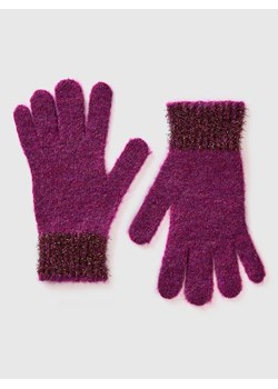 Benetton Rękawiczki w kolorze fioletowym ze sklepu Limango Polska w kategorii Rękawiczki dziecięce - zdjęcie 187283639