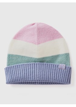 Benetton Czapka w kolorze jasnoróżowo-turkusowo-fioletowym - id: 17779523 - marki benetton - 187283648 Benetton Czapka w kolorze jasnoróżowo-turkusowo-fioletowym ze sklepu Limango Polska w kategorii Czapki dziecięce - zdjęcie 187283648