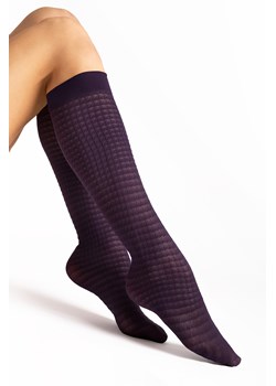 Podkolanówki Fiore Twilla 60 DEN G1196 aubergine - id: 39531 - marki Fiore - 187284739 Podkolanówki Fiore Twilla 60 DEN G1196 aubergine ze sklepu kontri.pl w kategorii Podkolanówki - zdjęcie 187284739