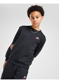 NIKE BLUZA K NSW CLUB FLC CREW LS LBR - id: FD3006-012 - marki Nike - 187284838 NIKE BLUZA K NSW CLUB FLC CREW LS LBR ze sklepu JD Sports  w kategorii Bluzy chłopięce - zdjęcie 187284838