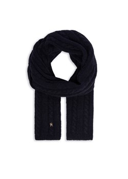 Tommy Hilfiger Szalik Timeless AW0AW16990 Granatowy - id: 0000304086090 - marki Tommy Hilfiger - 187285458 Tommy Hilfiger Szalik Timeless AW0AW16990 Granatowy ze sklepu MODIVO w kategorii Szaliki i chusty damskie - zdjęcie 187285458
