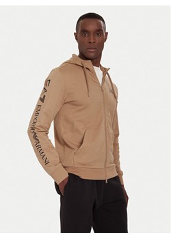 EA7 Emporio Armani Bluza 7M000568 AF13512 U6171 Beżowy Regular Fit ze sklepu MODIVO w kategorii Bluzy męskie - zdjęcie 187285606